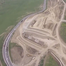 Filmare aeriana de pe A10 Sebes-Turda din 8 mai 2015